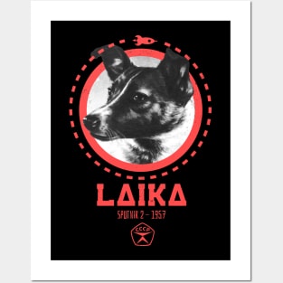 Laika - Sputnik Posters and Art